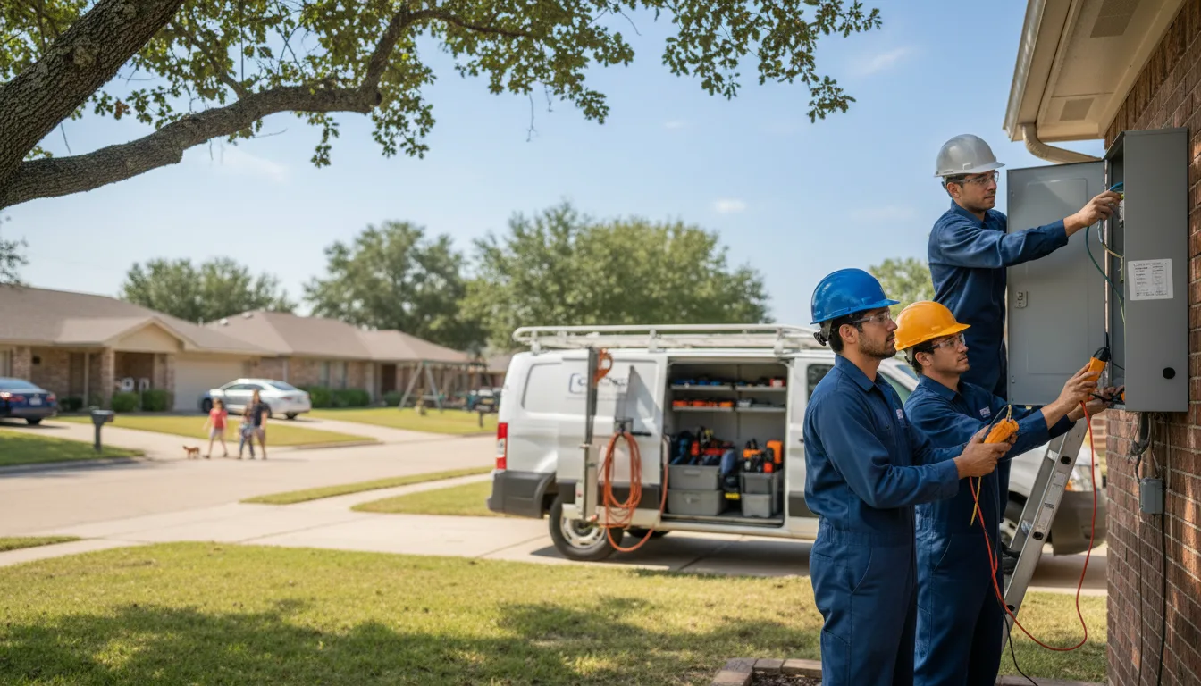 Certified electrician providing emergency electrical services in Alfred, ME
